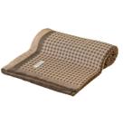 Manta Decorativa Formah KazzaVip Tecido Piquet 100% Algodão Sofá Cama ou Decoração 1,60m x 2,00m Ocre