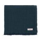 Manta Decorativa Karsten Denver 100% Algodão Piquet Cor:Petróleo