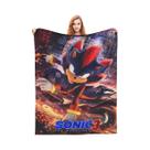 Manta Decorativa Macia E Quente Com Estampa Sonics, Colcha Inovadora Para Viagens De Primavera,