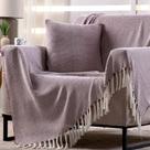 Manta Decorativa Para Sofá Boho Hebrom Bordô