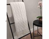 Manta Decorativa Rodes Off White Kacyumara