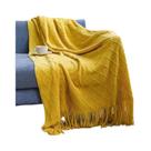 Manta Decorativa Verde Gigante De Tricô Texturizado Macio Para Sofá, Presente Aconchegante Estilo Manta Decorativa Verde Gigante De Tricô Texturizado Macio Para Sofá, Presente Aconchegante Estilo