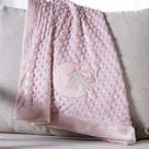 Manta Dots Bene Casa para Bebê Rosa - 70cm x 1,10m