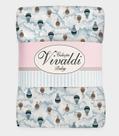 Manta Dupla Face Baby Vivaldi Azul