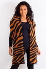 Manta echarpe feminina de malha tricô 60042 Animal Print