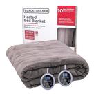 Manta Eléctrica Calefactable BLACK+DECKER Queen Micro Plush Gris Manta Eléctrica Calefactable BLACK+DECKER Queen Micro Plush Gris