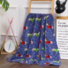 Manta Elegant Comfort 127x152 cm con Estampado de Perros Navideños Suave