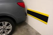 Manta Em Eva Protetor Parede Garagem 1 Metro Preto Amarelo AUTO COLANTE