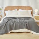Manta EMME Algodão Muslin King Size 108x90cm Cinza