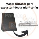 Manta filtrante para Exaustor / Coifa/ Depurador (filtro de feltro)