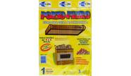 Manta filtro p/ coifa c/ 1un preta 59x78cm porto-pel (cod.1119)
