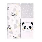 Manta Flanelada Estampada para Bebê 79 cm x 80 cm Bublim