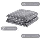 Manta Flannel Casal Cobertor Soft Veludo 2,20mx2,40m Cinza