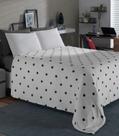 Manta Flannel Casal Lar E Lazer Branco