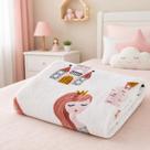 Manta Flannel Infantil Solteiro Little Princess 2,40x1,50 Macia Quentinha