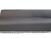Manta Gigante Cinza Chumbo Sofá Xale tecido jacquard 1,80x2,80