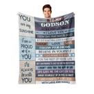 Manta Godson Pozevan 152x127cm de Franela de Microfibra Suave