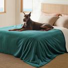Manta Impermeable Bedsure para Cama Sherpa Fleece King Verde