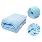 Manta Infantil Bebe Soft Microfibra Toque Macio Antialergico Cobertor Berço Presente Enxoval Saida maternidade Azul Menino 75cmx1,00m Best Sling
