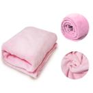 Manta Infantil Bebe Soft Microfibra Toque Macio Antialergico Cobertor Berço Presente Enxoval Saida maternidade Rosa Menina 75cmx1,00m Best Sling