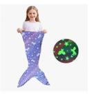 Manta Infantil Cauda De Sereia Cobertor Saco Dormir Menina