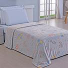 Manta Infantil Solteiro Flannel Shine Play Cobertor Soft