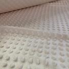 Manta Inverno Soft Bolha Pipoquinha Marfim Bege Creme 1m x 75 sem forro