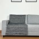 Manta Jacquard Misto com Franja 1,40 x 1,60 Porto Preto Manta Jacquard Misto com Franja 1,40 x 1,60 Porto Preto