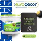 Manta Liquida Eurodecor Emborrachada 3,6kg Branco Combate A Infiltração De Lajes Telhados E Paredes