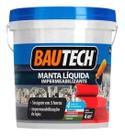 Manta Líquida Impermeabilizante Branco 4kg Bautech Alta Resistência Laje Telhado