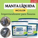 Manta Liquida Incolor Multiuso Invisivel Impermeabilização De Fissuras Trincas E Infiltração Eurodecor