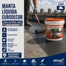 Manta Líquida Zero Goteira Cinza Grafite Eurodecor Manta Líquida Zero Goteira Cinza Grafite Eurodecor