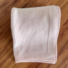 Manta Lisa Tricot Rosa para Bebê - Conforto e Antialérgico