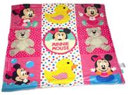 Manta Mantinha Cobertor De Sherpa Para Bebê - Menina Minnie Mouse Baby - Rosa - Disney Baby