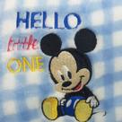 Manta Microfibra Bordada Jolitex Mickey Mouse Licenciado
