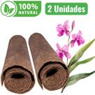 Manta Orquídea Bromélia Fibra De Coco 50x200cm Natural Ecológica Cultivo Orgânico Kit com 2 Rolos Manta Orquídea Bromélia Fibra De Coco 50x200cm Natural Ecológica Cultivo Orgânico Kit com 2 Rolos