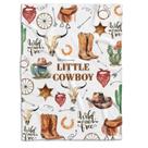 Manta para Bebé Locobird Estilo Vaquero Occidental 76x102 cm Suave