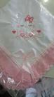 Manta para Bebe Menina Rosa Nuvem Chuva De Amor Rosa - Manta Verão para nenem menina Rosa Bordada
