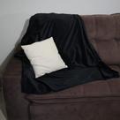 Manta Para Sofá e Peseira de Cama Veludo Macio 2,20x1,35m Xale Protetor Tecido Suede Grosso