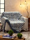 Manta Para Sofá Jacquard Cartagena Azul J1 Manta Para Sofá Jacquard Cartagena Azul J1