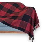 Manta Para Sofá Protetora E Decoração 100% Algodão Colcha Coberta Cama Grande Tear Artesanal 2,40 x 1,40
