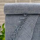 Manta para Sofá Tambaba 170cm x 210cm Azul Jeans