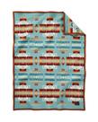Manta Pendleton Chief Joseph 81x112 cm Lana Algodón Aqua