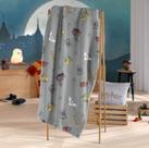 Manta Plush Licenciado Harry Potter Plataforma Solteiro 150x220cm - Plataforma