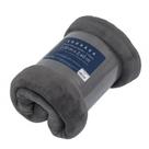Manta Queen Ultra Soft Fleece 2,20m X 2,40m Macia E Quentinha Cinza Andreza Enxovais