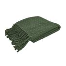 Manta Safira Cor Verde Musgo 1,20 x 1,80 M