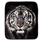 Manta Sherpa Tigre Branco - 125x150cm Manta Sherpa Tigre Branco - 125x150cm