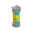 Manta Soft Em Microfibra Para Pets Cães E Gatos - Cinza