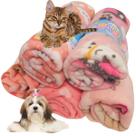 Manta Soninho Cobertor Para Pets Cachorros Gatos 80 x 100cm