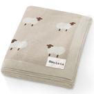 Manta Swaddle Bleu La La Baby Luxuosa em Malha de Algodão 100%
